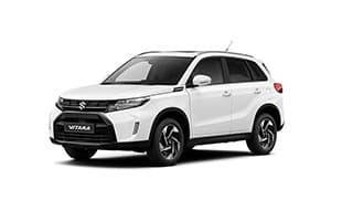 Abbildung zeigt weißen Vitara